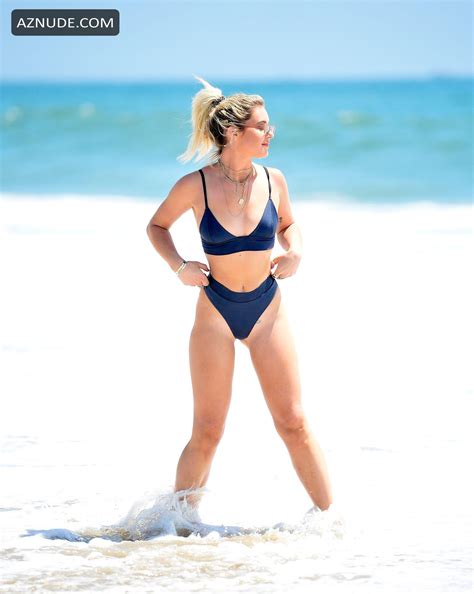 Tina Stinnes Rocks A Skimpy BooHoo Bikini As She Cools Off In The Ocean In Miami AZNude