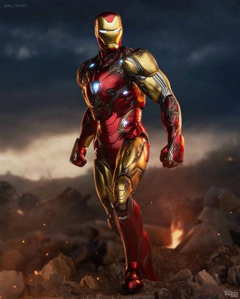 HK 1st Batch Hot Toys Avengers Endgame Iron Man Mark LXXXV 85 Battle Damaged Version 1 6