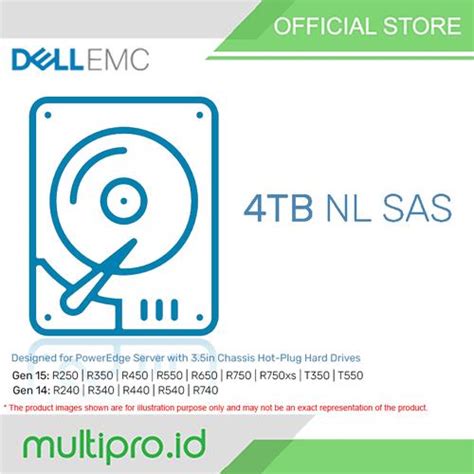Promo Harddisk DELL 4TB NLSAS 3 5in Hot Plug HDD Cicil 0 3x Jakarta Utara Multipro Id