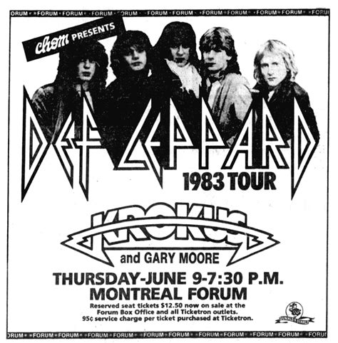 Def Leppard Concert Tour History Updated For Concert Archives