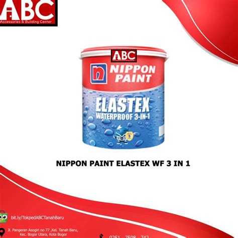 Jual Nippon Paint Elastex Waterproof In Kg Shopee Indonesia