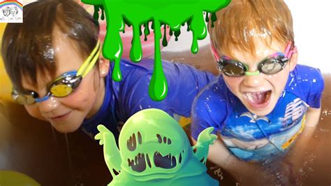 Gooey Gross Slime Baff Challenge Youtube