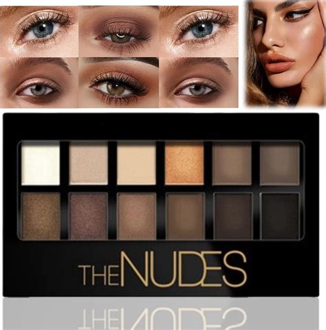 Nude Eye Shadow Pallets For Women Smoky Eyeshadow Palette Makeup Highly Pigmented Matte