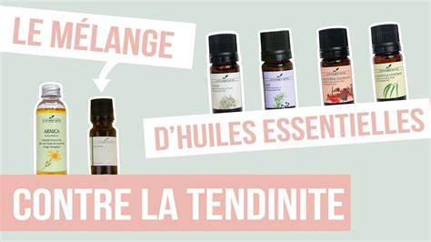 [diy] Tendinite Fabriquer Son Remède Naturel Aux Huiles Essentielles