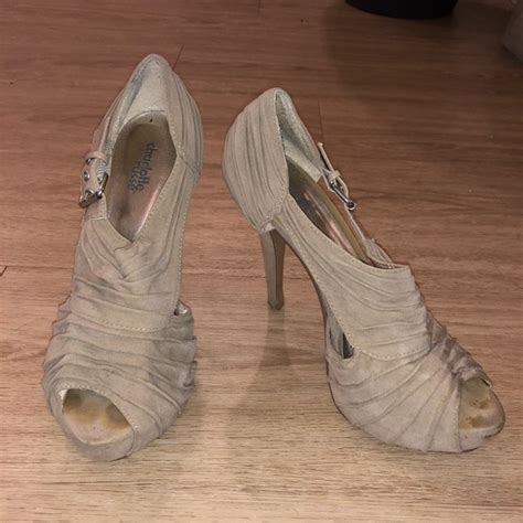 Charlotte Russe Shoes Charlotte Russe Nude Heel Poshmark