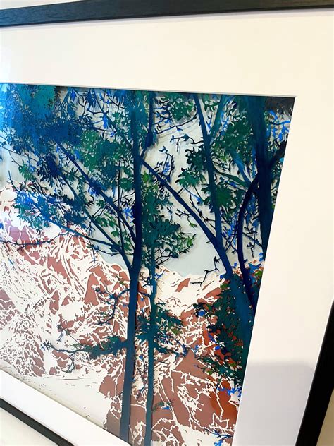 Olivia Rawnsley Onwards We Climb Papercut Unique Artwork No Naked Walls