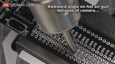 Soldering Surface Mounted Components Using Nothing But Hot Air Videos Vidmax