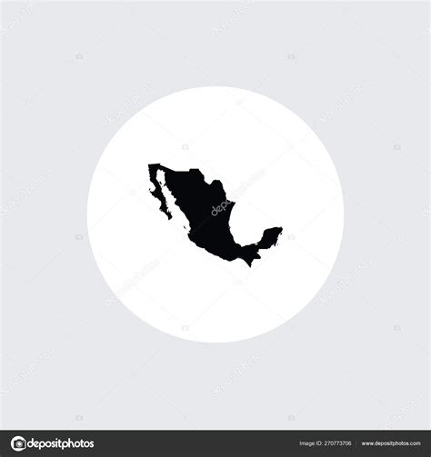 Illustrated Country Shape of Mexico Stock Vector Image by ©PaulStringer ...