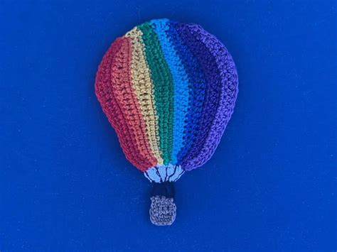 Finished Crochet Hot Air Balloon 2 Ply Landscape Kerri S Crochet
