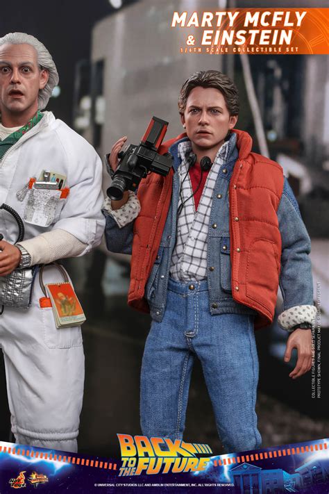 Hot Toys Mms Back To The Future Marty Mcfly Einstein Hot Toys Complete Checklist