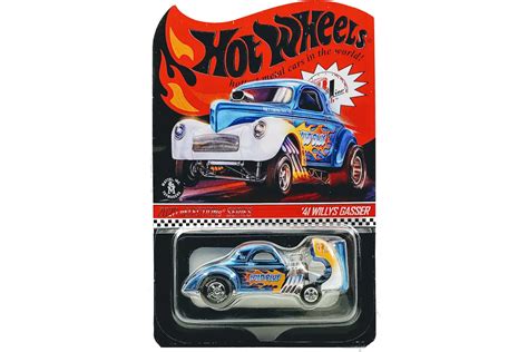 Hot Wheels Rlc 41 Willys Gasser Spectraflame Ice Blue Us