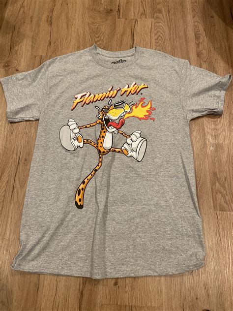 Cheetos Flamin Hot Chester Cheetah Adult Men S Gray Gem