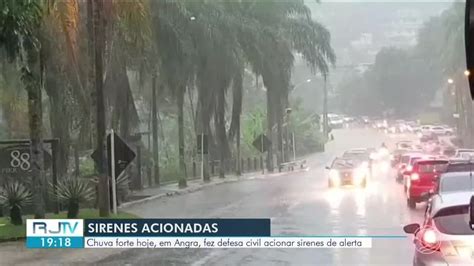 Defesa Civil Aciona Sirenes Ap S Chuva Forte Em Angra Dos Reis Sul Do