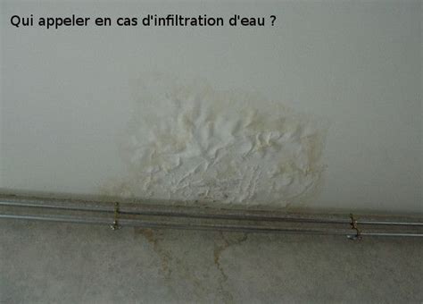 Comment Faire En Cas D Infiltration D Eau Eau Isolation Mur