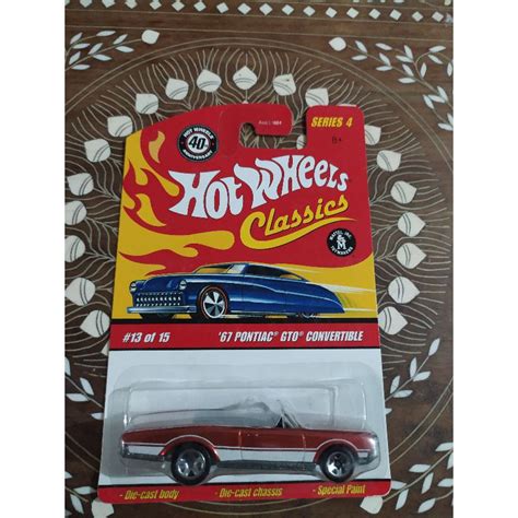 Jual Hot Wheels Classics Pontiac Gto Convertible Shopee Indonesia