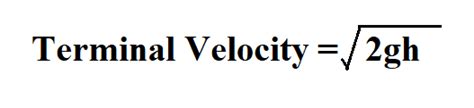 How to Calculate Terminal Velocity.