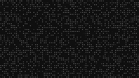 White Hexagon dot motion graphics animation with black background ...