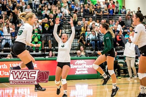 Uvu Volleyball Wolverines Set To Open Wac Tournament Play Thursday Vs