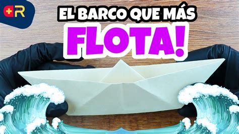 CÓMO HACER UN BARCO DE PAPEL FÁCIL Y RÁPIDO Barco de papel que flota