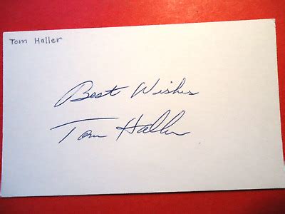 Tom Haller Autograph On 3 X 5 Index Card San Francisco Giants EBay