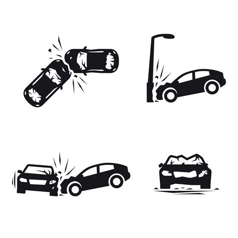 Car Crash Clip Art Black And White