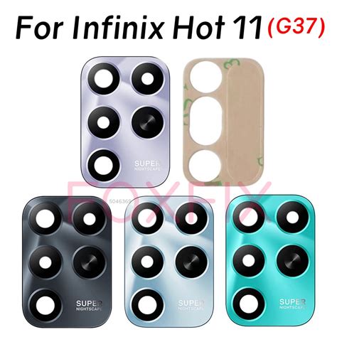 เลนสกลองดานหลง พรอมสตกเกอรกาว แบบเปลยน สาหรบ Infinix Hot Helio G X F
