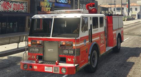 Sf Firetruck From Gtasa Add On Ladder Works Fivem Gta Mods Ca