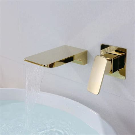 Смеситель скрытого монтажа встраиваемый для раковины и ванны настенный ...