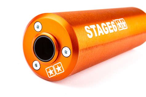 Pot D Chappement Sherco Sm R Stage Streetrace Passage Haut Orange