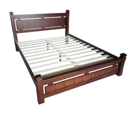 Kenny Wooden Bed Frame - Queen | Furniture Manila