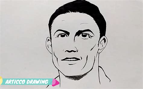 Art Cristiano Ronaldo Pencil Drawing