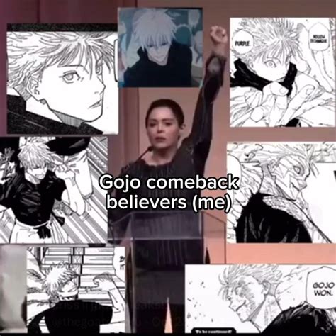 NEVER GIVING UP GOJO COMEBACK BELIEVERS RISE‼️‼️ | Relatable post ...
