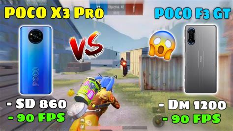 POCO X3 Pro VS POCO F3 GT PUBG TDM Test Can POCO X3 Pro Beat POCO