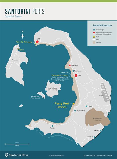 Santorini Map
