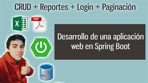 Aplicación Web En Spring Boot Con Reportes En Pdf Y Excel Paginación