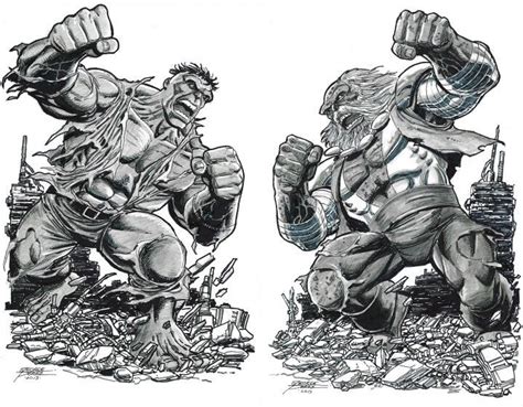 Hulk V Maestro George Perez In T Shen S Commissions Sketches