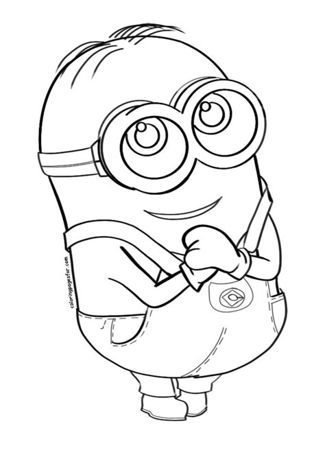 Minion Normal Para Colorir Imprimir E Desenhar Colorir Me