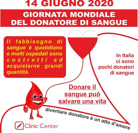 Giornata Mondiale Donatori Sangue Clinic Center