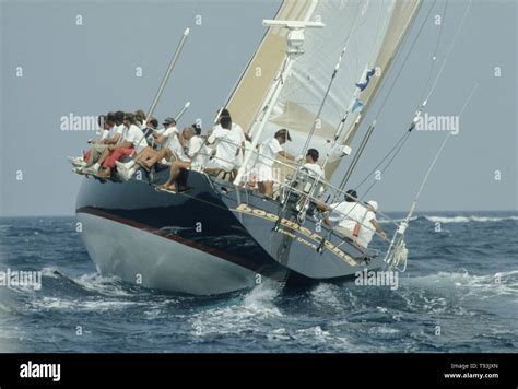 boomerang, america's cup 1983 Stock Photo - Alamy