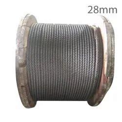 IWRC 28mm Black Steel Wire Rope At Rs 375 Meter In Udaipur ID