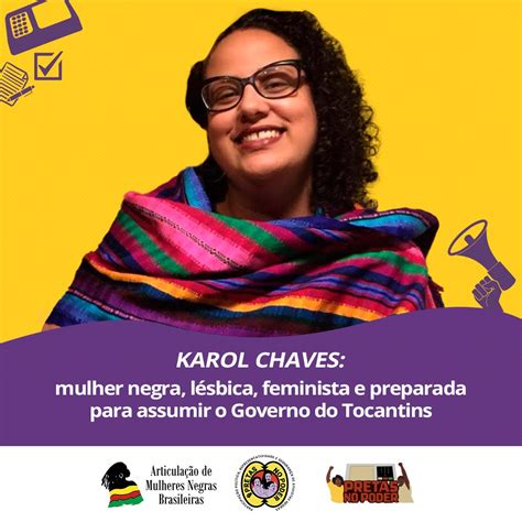 Escrava Lésbica - Karol Chaves: mulher negra, lésbica, feminista e preparada para assumir ...