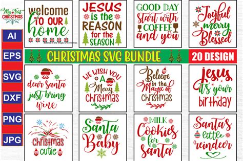 Christmas SVG Bundle By Orpitabd TheHungryJPEG