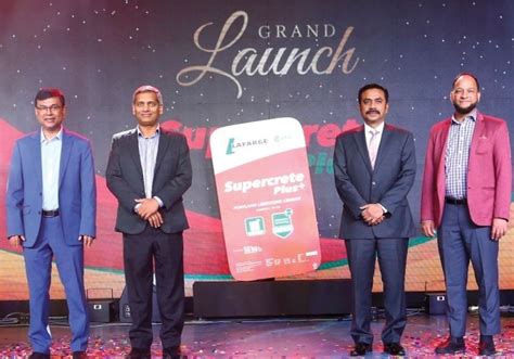 ficci lafargeholcim bangladesh launches  cement brand supercrete plu