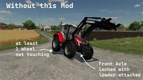 Frontloader Axle Lock Remover V 1 0 Fs22 Mods