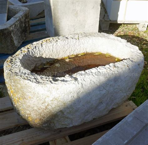 Petit Bac Ovale En Pierre Jardini Re Rustique Et Cologique