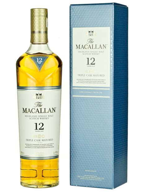 Виски Macallan Triple Cask Matured 12 Years Old 0.7л Стоимость - Купить ...