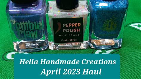 Hella Handmade Creations April Haul Youtube