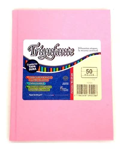 Cuaderno Triunfante Td Rayado 50 Hojas 16x21cm Canalejas