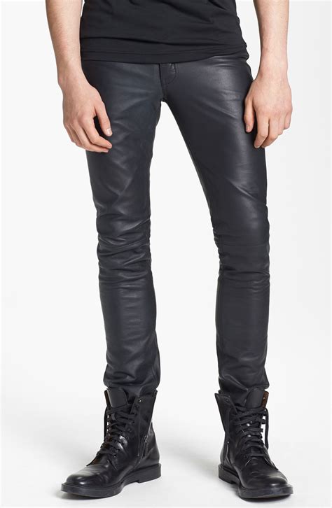 Blk Dnm Rock N Roll Skinny Fit Leather Pants In Black For Men Lyst