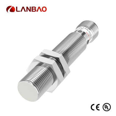 PNP No M12 Long Distance Metal Inductive Sensor 4mm M12 Connector CE UL